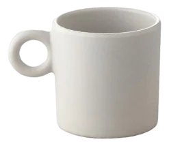 Alessi Koffiekop Dressed En Plein Air Light Grey 70 ml (Set van 4) Outlet
