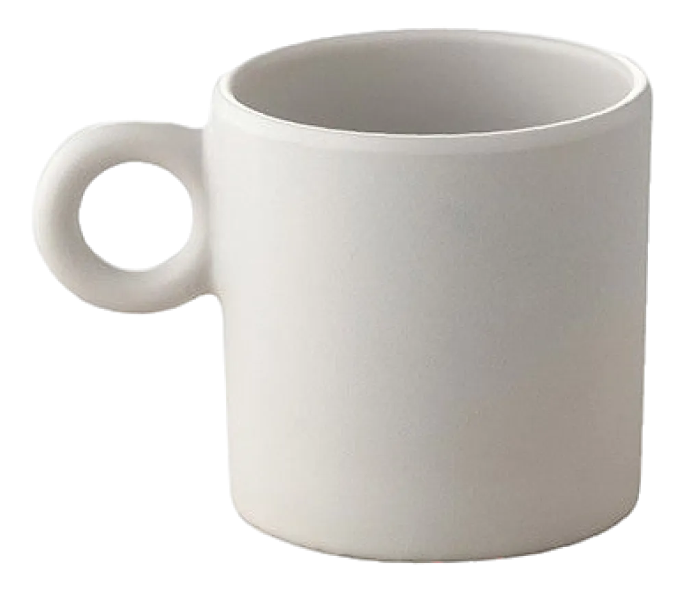 Alessi Koffiekop Dressed En Plein Air Light Grey 70 ml (Set van 4) Outlet