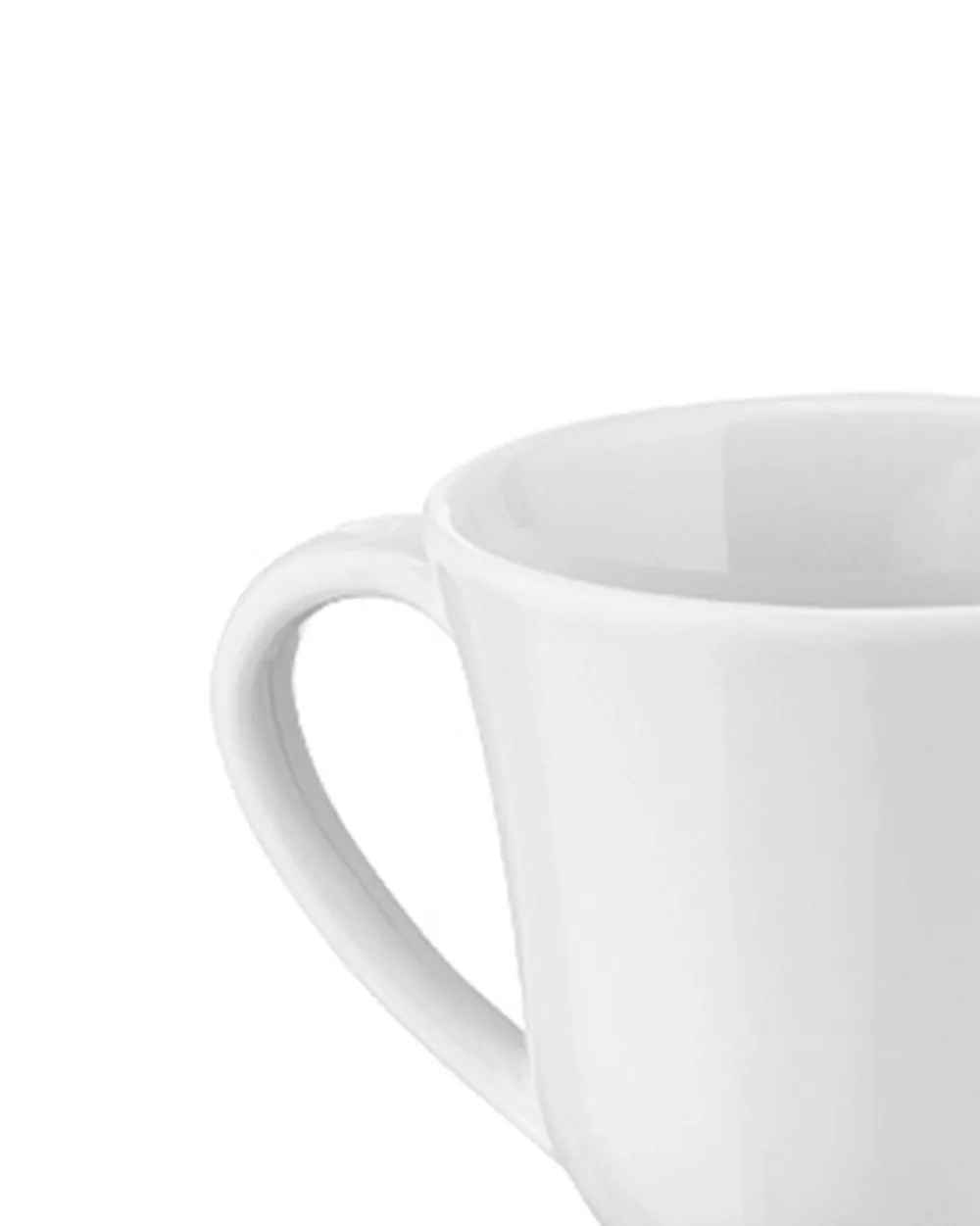 Alessi Koffiekop KU White Porcelain 200 ml (Set van 4) Online