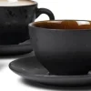 Koffiekop Bitz Zwart Licht 24 cl (4-Delig)