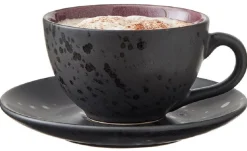 Koffiekop Bitz Zwart Licht 24 cl (4-Delig)