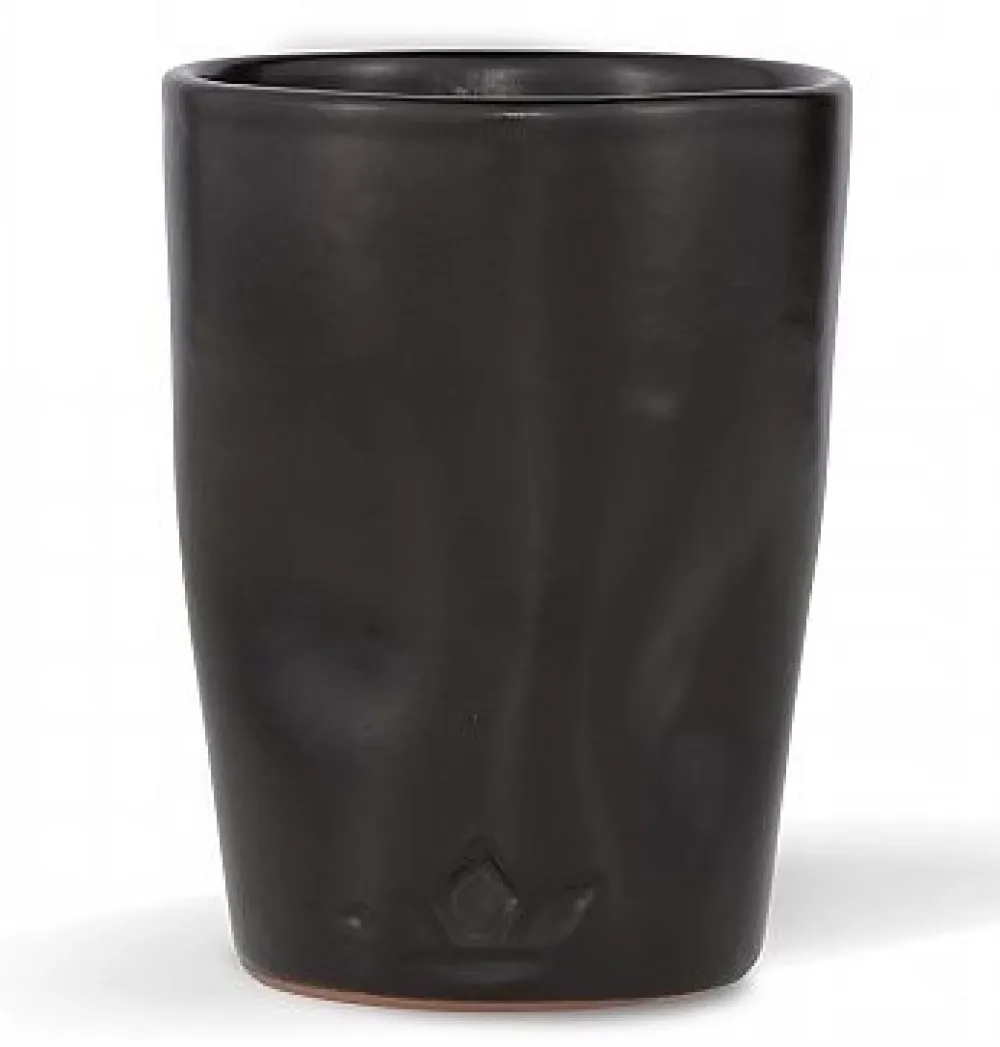 Dutchdeluxes Koffiekop Dented Mug Black Matt 300ml (4-Delig)