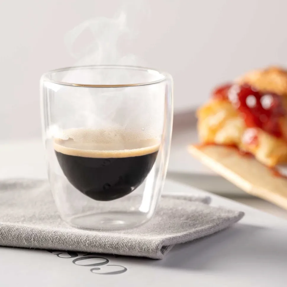 Koffiekop Espresso Leonardo DUO 100 ml (2-Delig) Glas