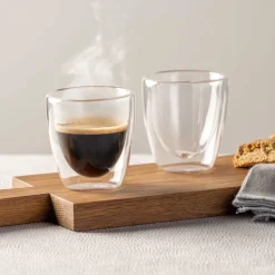 Koffiekop Espresso Leonardo DUO 100 ml (2-Delig) Glas