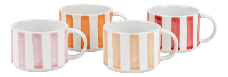 Koffiekop Leopold Vienna Franca Multi 180 ml (Set van 4)