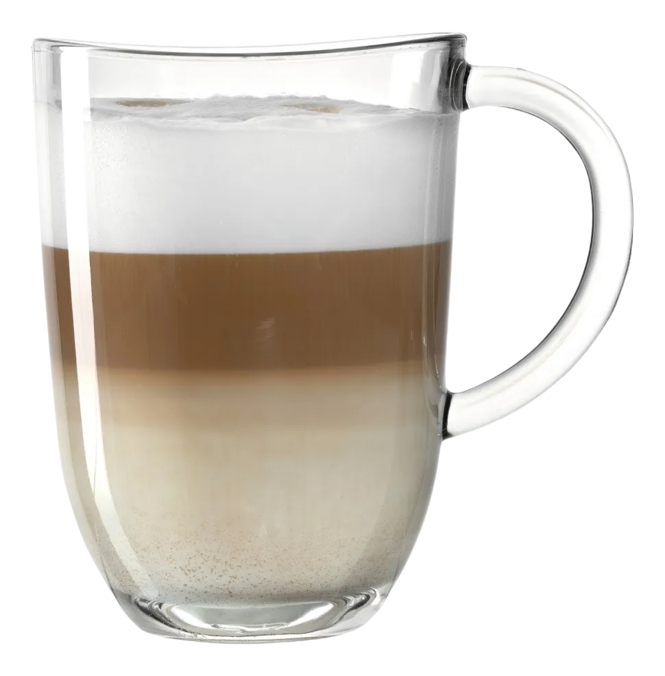 Koffiekop met Lepel Leonardo Napoli 380 ml (Set van 2)