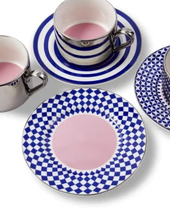 Koffiekop POLSPOTTEN Aunty Dark Blue (Set van 4)