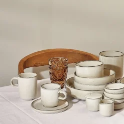 Salt & Pepper Koffiekop Meridian Ivory Beige 240 ml (Set van 4) Outlet