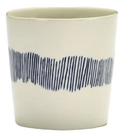 Koffiekop Serax Feast Tableware By Ottolenghi White Blue 250 ml