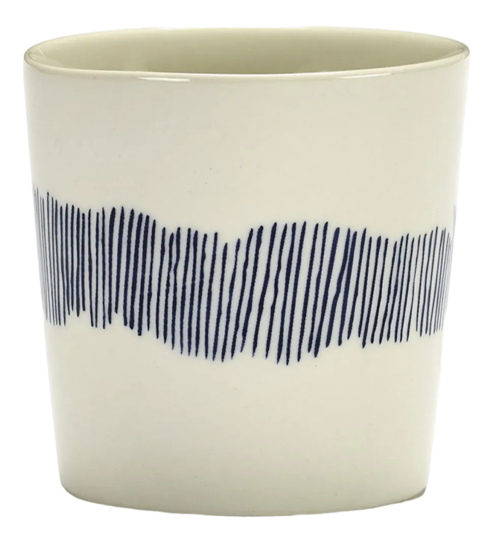 Koffiekop Serax Feast Tableware By Ottolenghi White Blue 250 ml