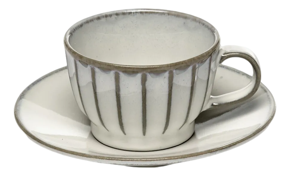 Koffiekop Serax Inku Tableware White 150 ml