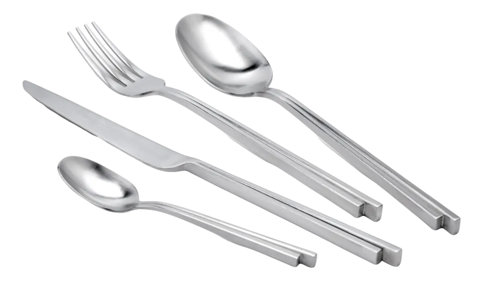 Koffielepel Serax Dune Cutlery By Kelly Wearstler Steel Grey (Set van 6)