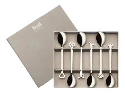 Mepra Koffielepels Evento Zilver (6-delig)