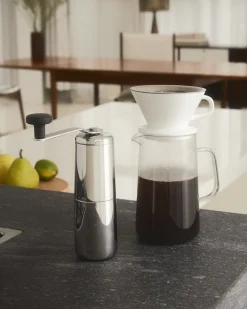 Koffiemaker Set Alessi Slow Coffee Stainless Steel (4-Delig)