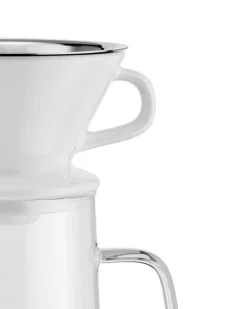 Alessi Koffiemaker Set Slow Coffee Porcelain (3-Delig) New