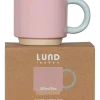 Lund Koffie Mok London Skittle Stapelbaar Pink & Mint