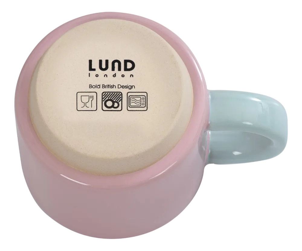 Lund Koffie Mok London Skittle Stapelbaar Pink & Mint