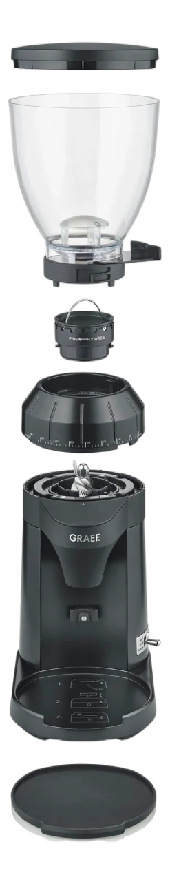 Koffiemolen Graef CM8002 Zwart
