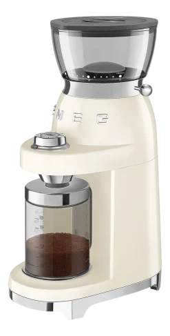 Koffiemolen Smeg CGF03CREU 50 Style Crème
