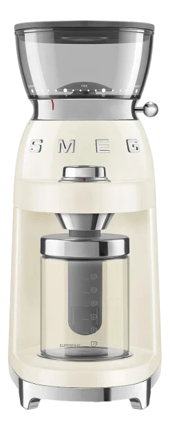 Koffiemolen Smeg CGF03CREU 50 Style Crème