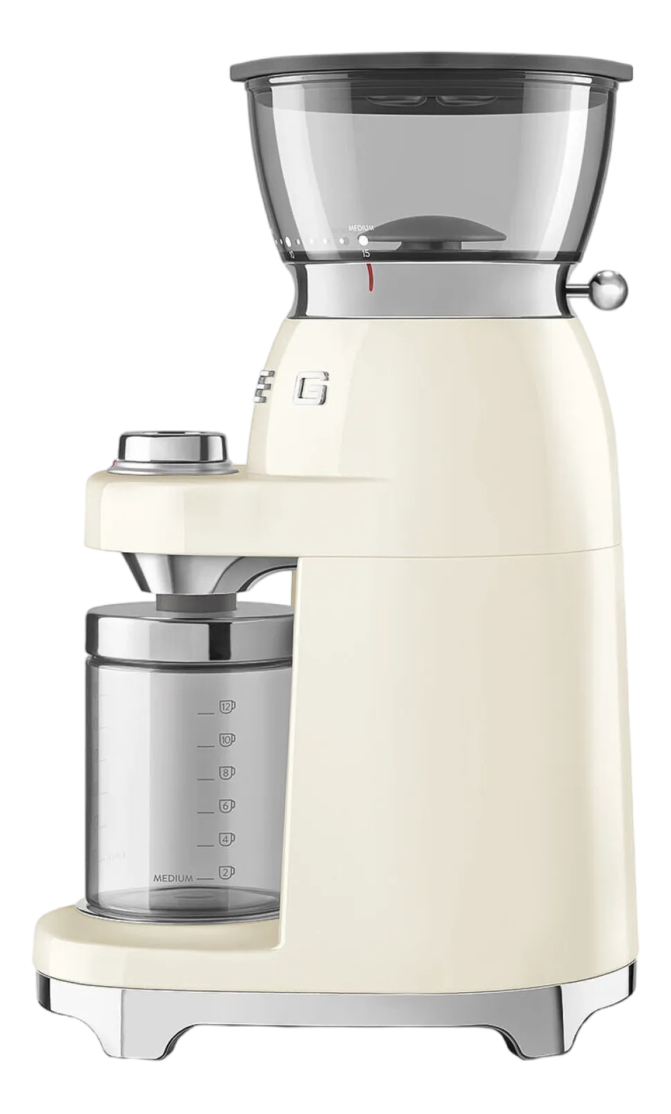 Koffiemolen Smeg CGF03CREU 50 Style Crème