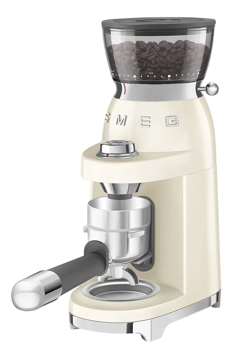 Koffiemolen Smeg CGF03CREU 50 Style Crème