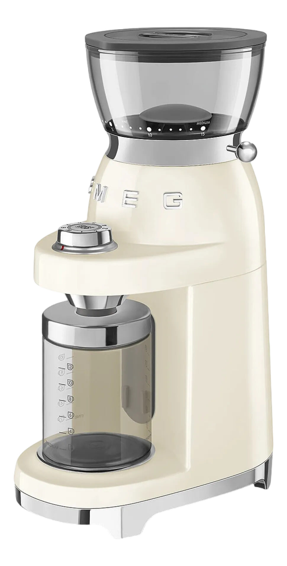 Koffiemolen Smeg CGF03CREU 50 Style Crème