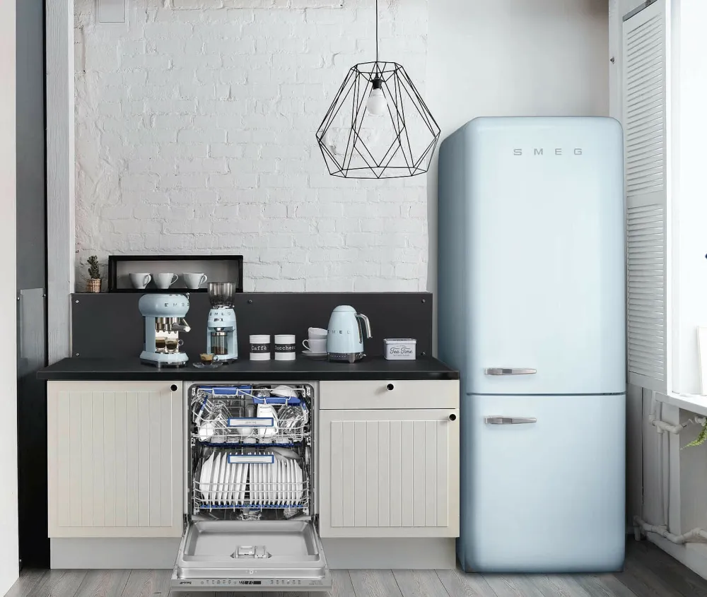 Smeg Koffiemolen CGF11PBEU 50's Style Pastelblauw Sale