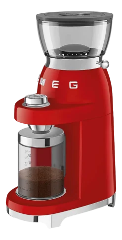 Koffiemolen Smeg CGF03RDEU 50 Style Rood