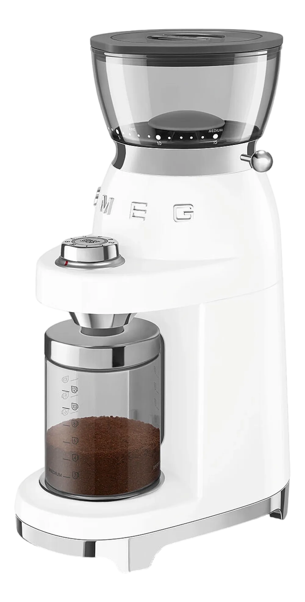Smeg Koffiemolen CGF03WHEU 50 Style Wit Sale