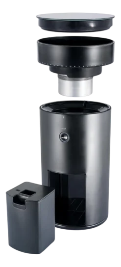 Koffiemolen Wilfa Coffee Grinder Uniform Black inclusief Weegschaal