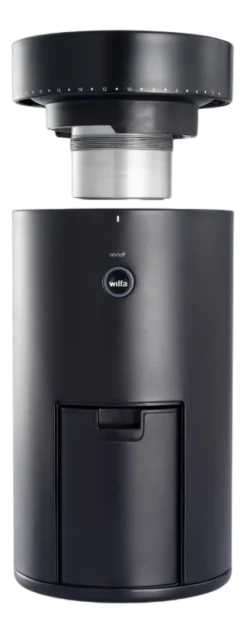 Koffiemolen Wilfa Coffee Grinder Uniform Black inclusief Weegschaal