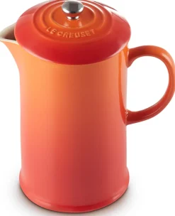 Koffiepot Le Creuset met Pers Oranjerood 22 cm