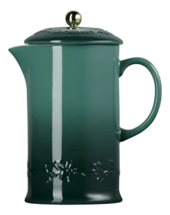 Le Creuset Koffiepot met Pers Winter Holly Collection Artichaut 22 cm