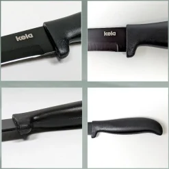 Koksmes Kela Acida Zwart 32 cm