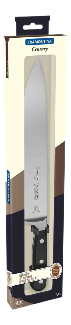 Koksmes Tramontina Century Zwart 25 cm