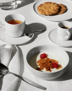 Kom Alessi Itsumo White Porcelain 14 cm (Set van 4)