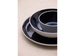 Bitz Kom Gastro White / Dark Blue 12 cm (Set van 4) Outlet