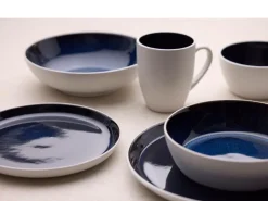 Bitz Kom Gastro White / Dark Blue 12 cm (Set van 4) Outlet