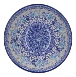 Kom Bunzlau Castle Delphinium Bowl on Foot 14,5 cm