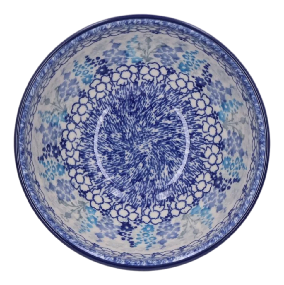 Kom Bunzlau Castle Delphinium Bowl on Foot 14,5 cm