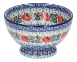 Bunzlau Castle Kom English Rose Bowl on Foot 14,5 cm Online