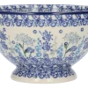Kom Bunzlau Castle Floral Party Bowl on Foot 14,5 cm