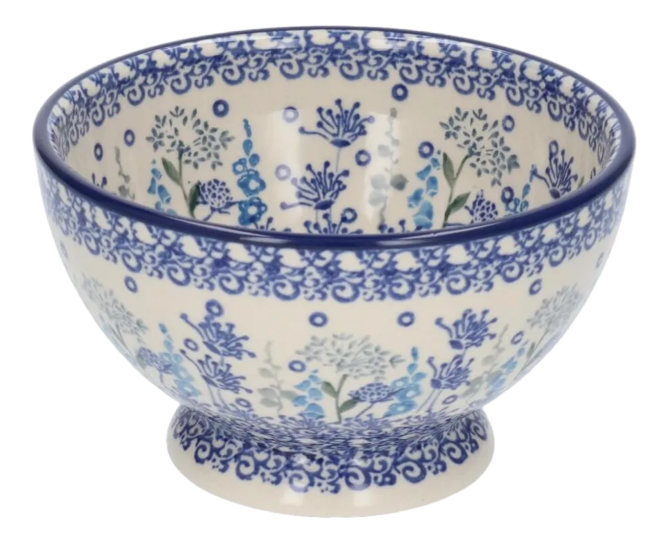 Kom Bunzlau Castle Floral Party Bowl on Foot 14,5 cm