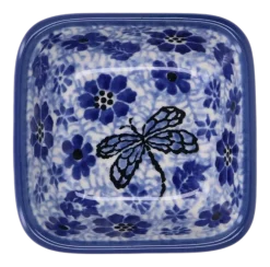 Kom Bunzlau Castle Vierkant Dragonfly (70 ml)