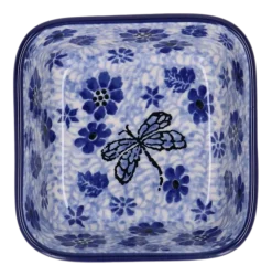 Kom Bunzlau Castle Vierkant Dragonfly (170 ml)