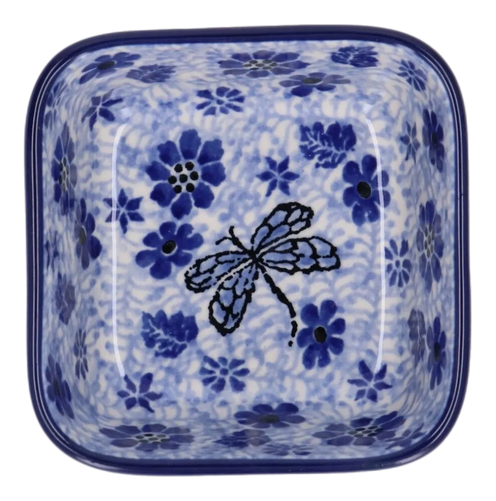 Kom Bunzlau Castle Vierkant Dragonfly (170 ml)