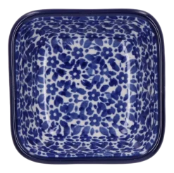 Kom Bunzlau Castle Vierkant Indigo (70 ml)