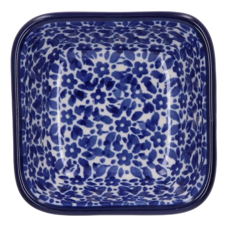 Kom Bunzlau Castle Vierkant Indigo (70 ml)