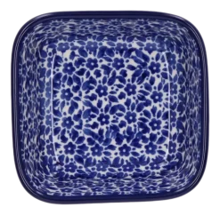 Kom Bunzlau Castle Vierkant Indigo (170 ml)